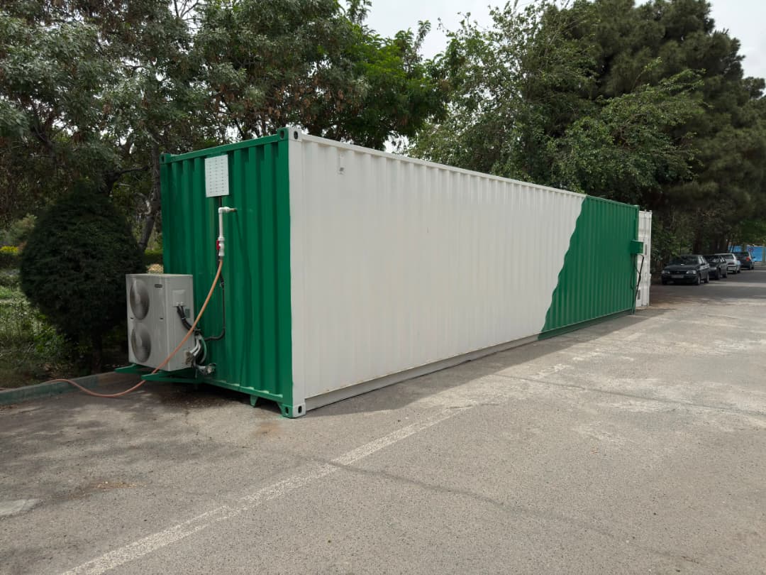 سامانه کشت عممودی داخل کانتینر ، Container base Vertical Farming